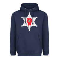 Navy GONZOS SHERIFF HUNTERS S THOMPSON Heavyweight Hoodie - Craftify