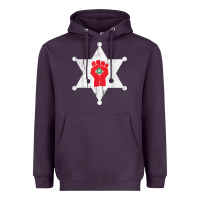 Plum GONZOS SHERIFF HUNTERS S THOMPSON Heavyweight Hoodie - Craftify