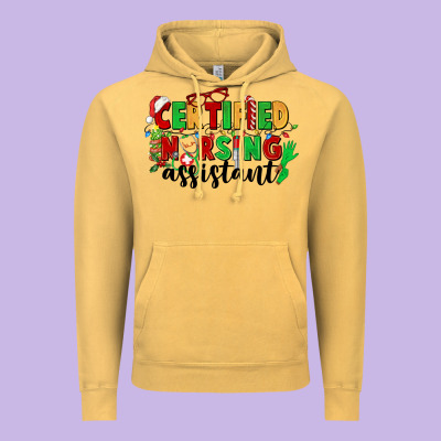 Certified Nursing Assistant Vintage Hoodie Designed By Cowgirlartshop