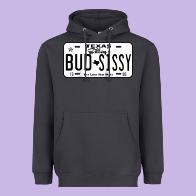 Country Love Gilley's Bud N Sissy Texas Cowboy License Gift Raglan Bas Heavyweight Hoodie Designed By Craftify