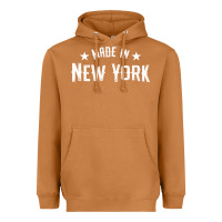 Meerkat Made In New York NY City NYC New Yorker My Home State Pride Premium T- Heavyweight Hoodie - Craftify