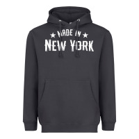 Made In New York Ny City Nyc New Yorker My Home State Pride Premium T- Heavyweight Hoodie | Teevron