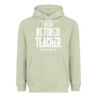 Matcha Retired Teacher Heavyweight Hoodie - Craftify