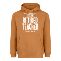 Meerkat Retired Teacher Heavyweight Hoodie - Craftify