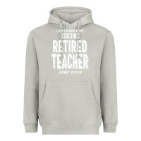 Moon Dust Retired Teacher Heavyweight Hoodie - Craftify