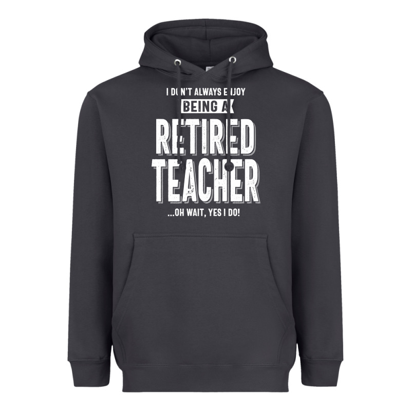 Retired Teacher Heavyweight Hoodie by Craftify | Teevron