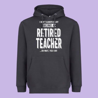 Retired Teacher Heavyweight Hoodie Designed By Craftify