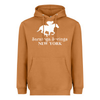Meerkat Saratoga Springs New York Horse Racing Jockey Heavyweight Hoodie - Craftify