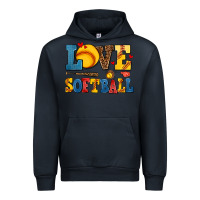 Navy love softball Urban Hoodie - AdoDesignShop
