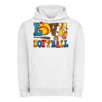 Pigment Lunar Rock love softball Urban Hoodie - AdoDesignShop