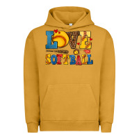 Pigment Peanut Butter love softball Urban Hoodie - AdoDesignShop
