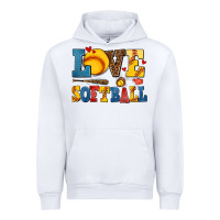 White love softball Urban Hoodie - AdoDesignShop