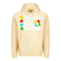 Pina Colada Teach Love Hope Inspire Premium Hoodie - CowhideDigitalArt
