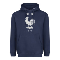 Navy FFF Two Stars Heavyweight Hoodie - Craftify