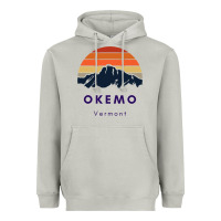 Moon Dust Okemo Vermont Skiing Snowboarding Hikers Gifts for VT Travel Heavyweight Hoodie - InspiraDesign
