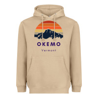 Mushroom Okemo Vermont Skiing Snowboarding Hikers Gifts for VT Travel Heavyweight Hoodie - InspiraDesign