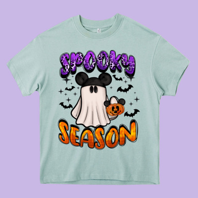 Spooky Season Heavy Core Tee Designed By Barkaloodesign