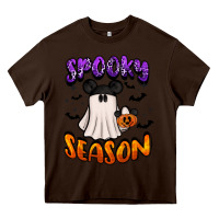 Chocolate Brown spooky season Heavy Core Tee - BarkalooDesign