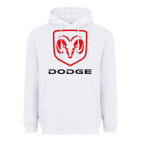 White ram trucks Heavyweight Hoodie - InspiraDesign