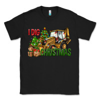 Black I dig Christmas Classic Tee - NancyCooperArtShop
