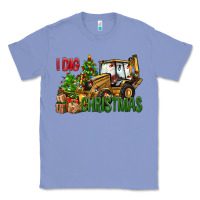 Colony Blue I dig Christmas Classic Tee - NancyCooperArtShop