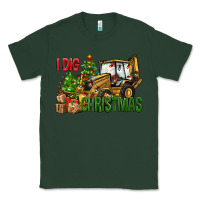 Sports Green I dig Christmas Classic Tee - NancyCooperArtShop