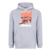 Heather Grey the shining overlook ad t shirt Heavyweight Hoodie - InspiraDesign