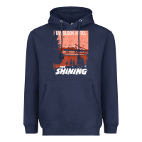 Navy the shining overlook ad t shirt Heavyweight Hoodie - InspiraDesign