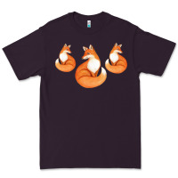 Plum Three Little Foxes IN Fox Family I Gift Premium Tee - Bettercallsaul