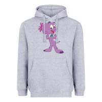 Heather Grey Widget the World Watcher gift Heavyweight Hoodie - trangStudio