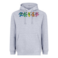 Heather Grey Jerrys Designer Bears Heavyweight Hoodie - InspiraDesign