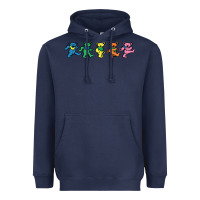 Navy Jerrys Designer Bears Heavyweight Hoodie - InspiraDesign