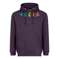 Plum Jerrys Designer Bears Heavyweight Hoodie - InspiraDesign