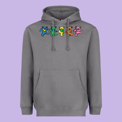 Jerrys Designer Bears Heavyweight Hoodie Designed By Inspiradesign