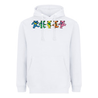 White Jerrys Designer Bears Heavyweight Hoodie - InspiraDesign