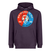 Plum New York World's Fair 196465 Heavyweight Hoodie - InspiraDesign
