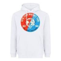 White New York World's Fair 196465 Heavyweight Hoodie - InspiraDesign
