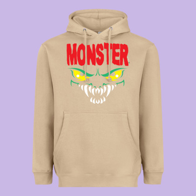 Monster Heavyweight Hoodie Designed By Inspiradesign