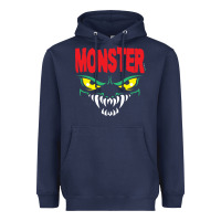 Navy monster Heavyweight Hoodie - InspiraDesign
