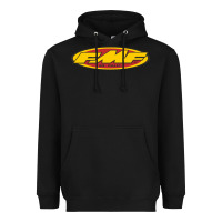 Black fmf racing so calif 8'' Heavyweight Hoodie - InspiraDesign