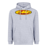 Heather Grey fmf racing so calif 8'' Heavyweight Hoodie - InspiraDesign