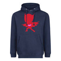 Navy owlette illustration Heavyweight Hoodie - InspiraDesign