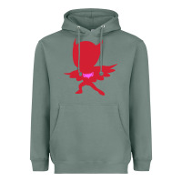 Sage owlette illustration Heavyweight Hoodie - InspiraDesign
