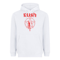 White vintage starman Heavyweight Hoodie - InspiraDesign