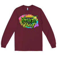 Burgundy pinch proof St. Patrick's  Day Long Sleeve Tee - HowdyJamesFarm