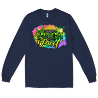 Navy pinch proof St. Patrick's  Day Long Sleeve Tee - HowdyJamesFarm