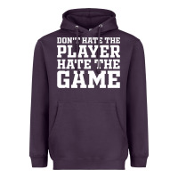 Plum Don't Hate The Player Hate The Game Heavyweight Hoodie - InspiraDesign