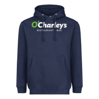 Navy O'Charley's Resto and Bar Heavyweight Hoodie - InspiraDesign
