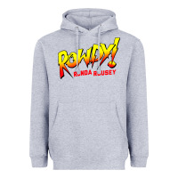 Heather Grey Ronda Rousey Merch Rowdy Ronda Rousey Shirt Heavyweight Hoodie - InspiraDesign