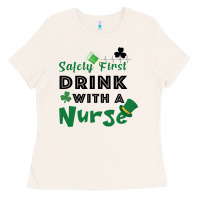 Bone Safety First Drink With A Nurse Ladies Tee - Bettercallsaul